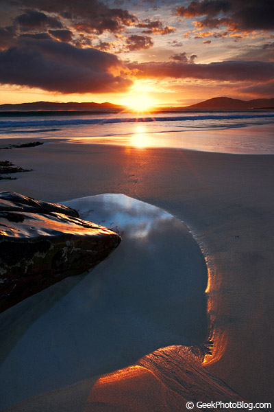 Sunset at the beach